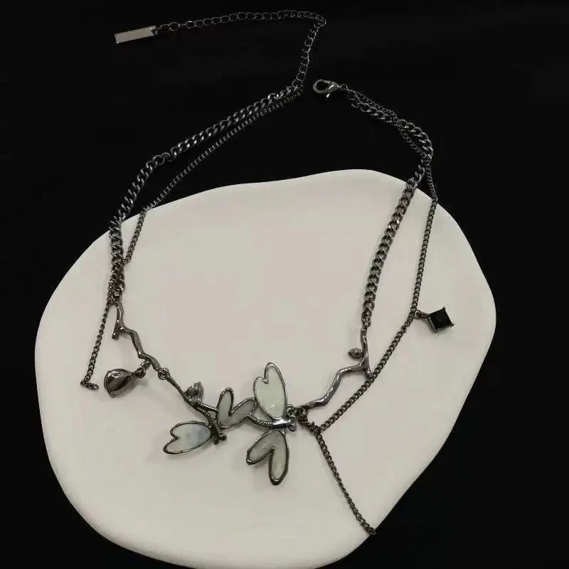 Colorful Dragonfly High-Grade Necklace For Women