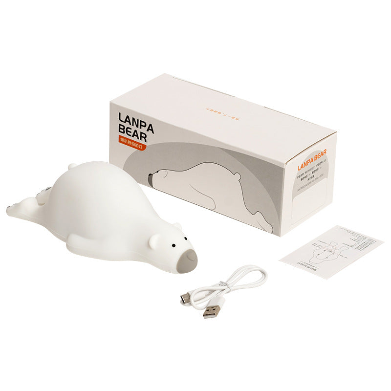 Cute Bear Silicone Night Light
